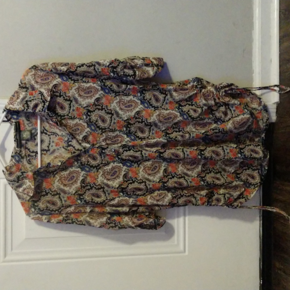 Paisley Print Blouse